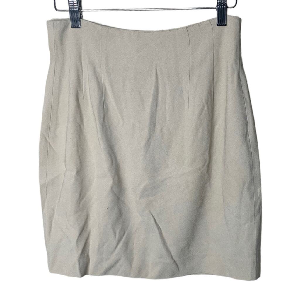 Ann Tjian for Kenar beige knee length skirt 27"